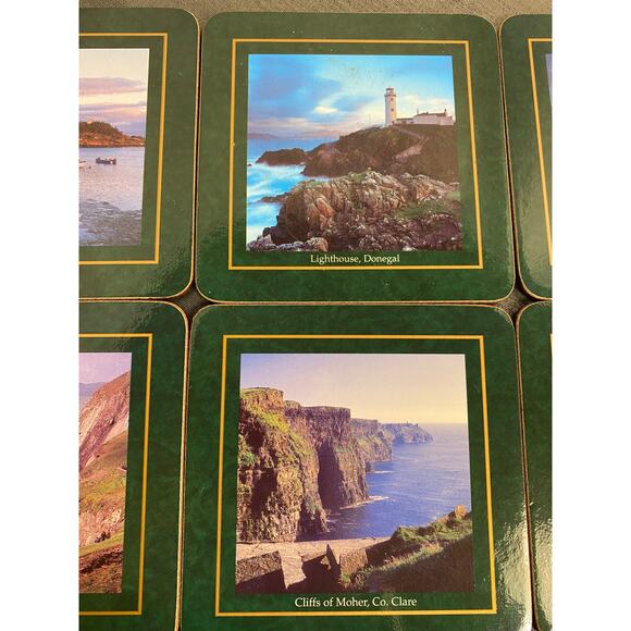 Boxed Set of 6 Coasters The John Hinde Tableware Collection VIEWS of Ireland EUC - Picture 10 of 16